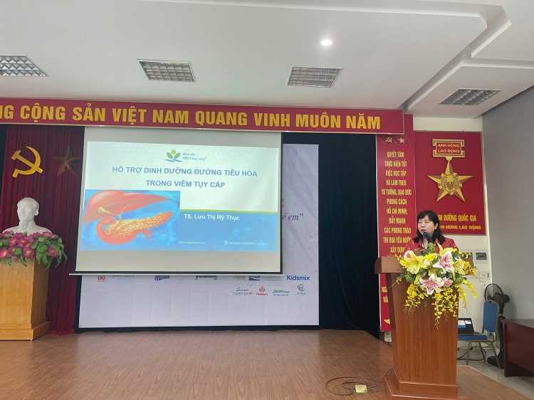 Dinh dưỡng trong điều trị viêm tụy cấp ở trẻ em – do TS.BS Lưu Mỹ Thục, Trưởng khoa Dinh dưỡng BV Nhi Trung ương, trình bày, giúp làm sáng tỏ vai trò của dinh dưỡng trong hỗ trợ điều trị viêm tụy cấp cho trẻ.