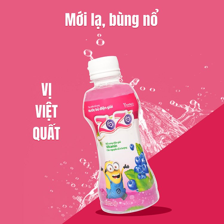 Vị Việt quất mới lạ, bừng nổ vị giác, mang lại cảm giác mát lạnh đầy hứng khởi.