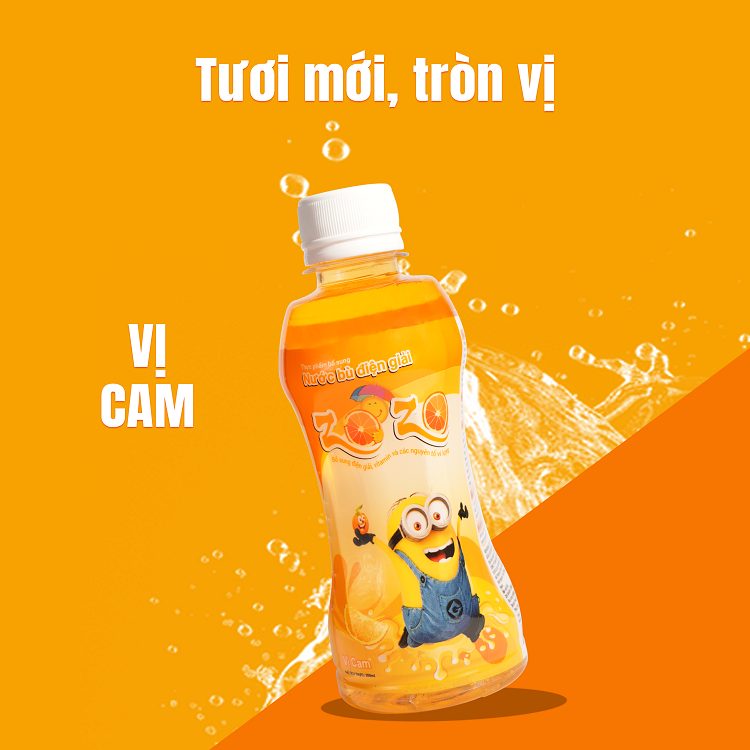 Vị Cam tươi mới, tròn vị, phù hợp với những ai thích vị ngọt thanh dễ uống.